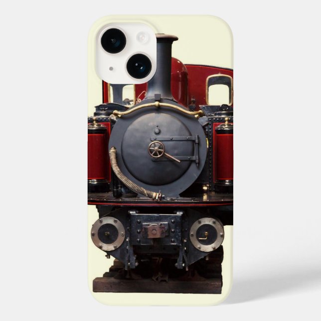 Funda De Case-Mate Para iPhone Tren Azul y Rojo  (Reverso )