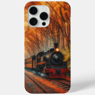 Funda Para iPhone 15 Pro Max tren clásico de otoño