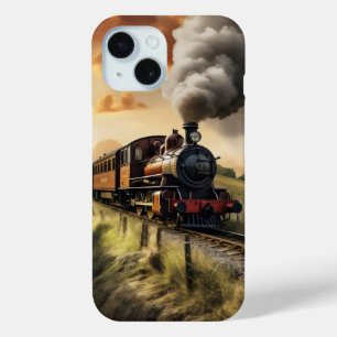 Funda Para iPhone 15 Tren de la vieja escuela