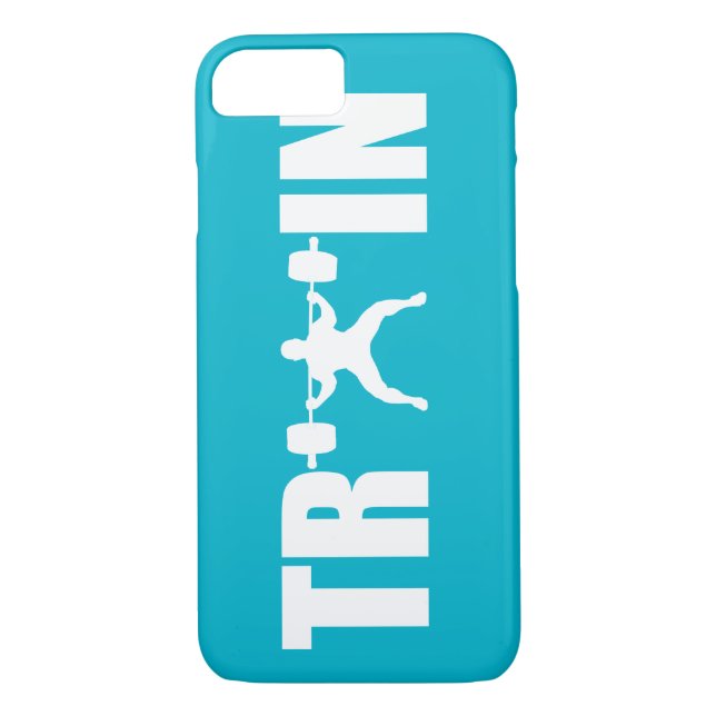 Funda De Case-Mate Para iPhone TREN - Motivación del gimnasio (Reverso)