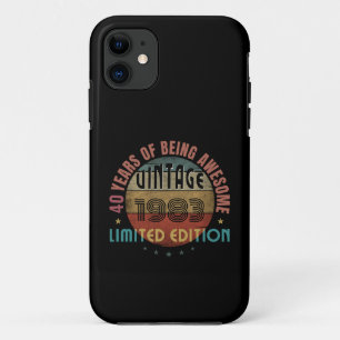 FUNDA PARA iPhone 11 TRENDY AWESOME AÑO DE REGALO DE CUMPLEAÑOS