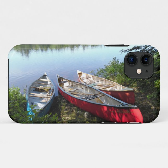 Funda De Case-Mate Para iPhone Tres canoas (Reverso (horizontal))