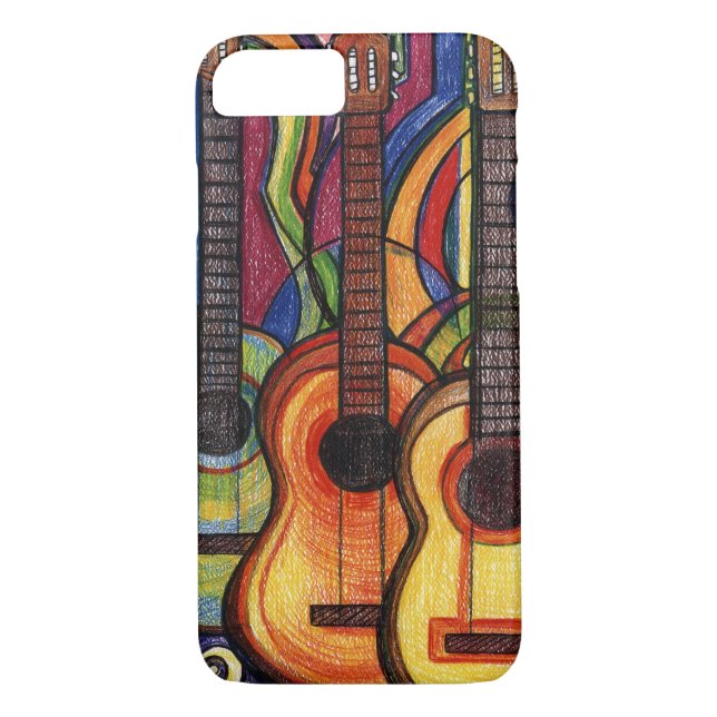 Funda De Case-Mate Para iPhone Tres guitarras (Reverso)