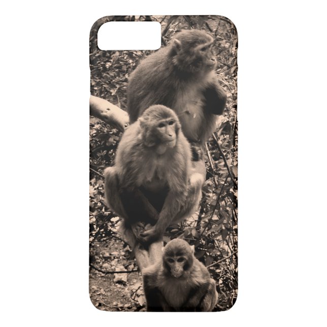Funda De Case-Mate Para iPhone Tres monos (Reverso)