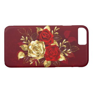 Funda Para iPhone 8/7 Tres Rosas Joyas