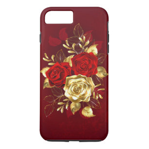 Funda Para iPhone 8 Plus/7 Plus Tres Rosas Joyas