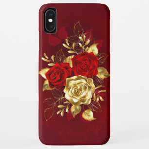 Funda Para iPhone XS Max Tres Rosas Joyas