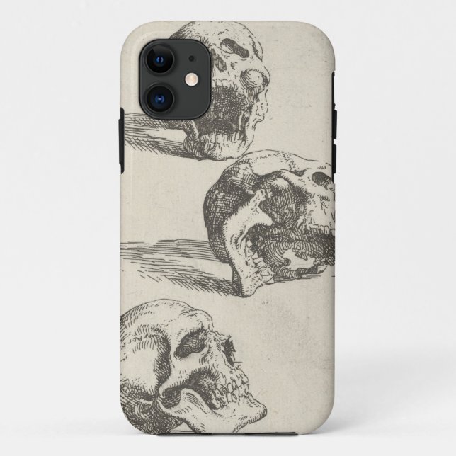 Funda De Case-Mate Para iPhone Tres Skulls (Reverso)