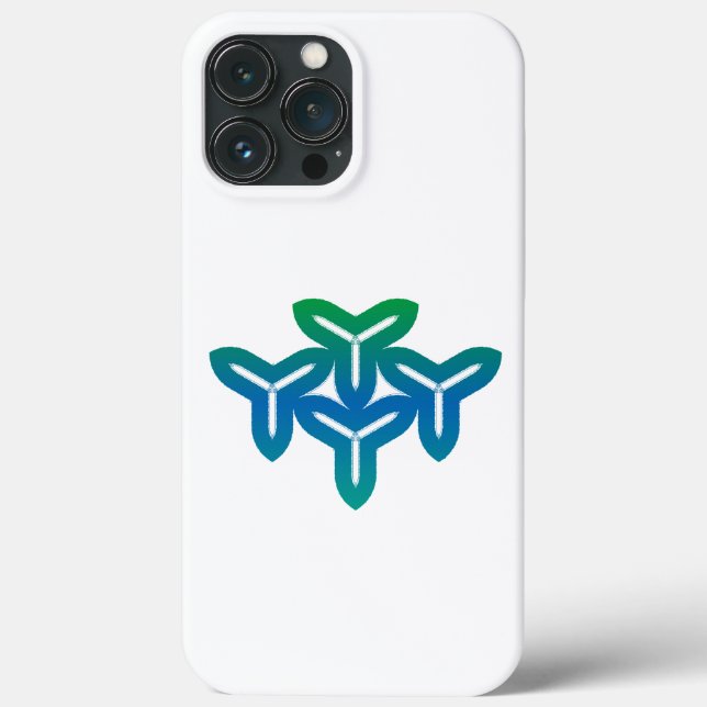 Funda De Case-Mate Para iPhone Tri-blade gótico (Reverso )