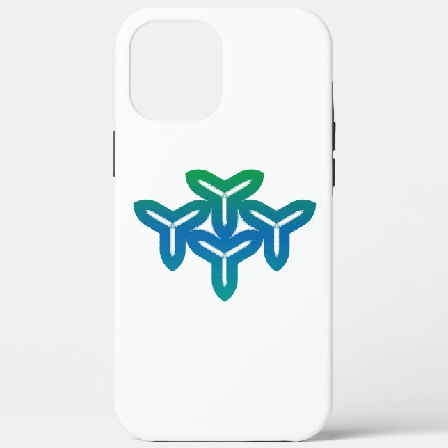 Funda De Case-Mate Para iPhone Tri-blade gótico (Reverso )