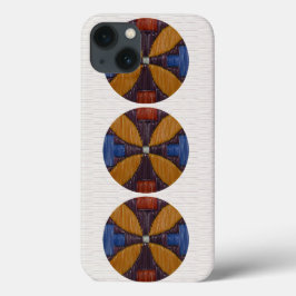 Funda Para iPhone 13 Tri flor del oro