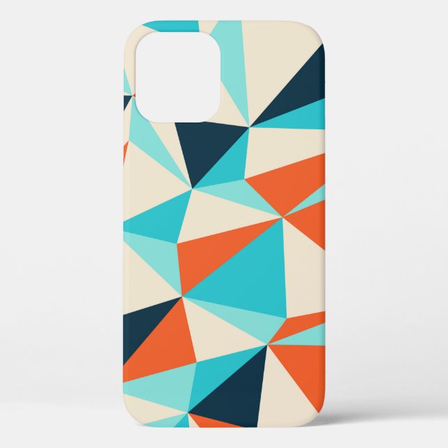 Funda De Case-Mate Para iPhone Triangle seamless pattern (Reverso )