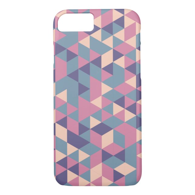 Funda De Case-Mate Para iPhone Triángulo artístico-geométrico abstracto  (Reverso)