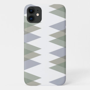 Funda Para iPhone 11 triángulos caqui