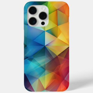 Funda Para iPhone 15 Pro Max Triángulos en colores arcoiris