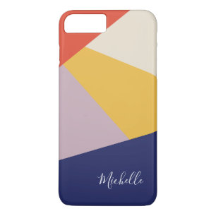 Funda Para iPhone 8 Plus/7 Plus Triángulos geométricos modernos personalizados