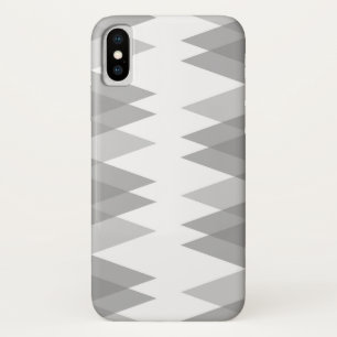 Funda Para iPhone X Triángulos grises