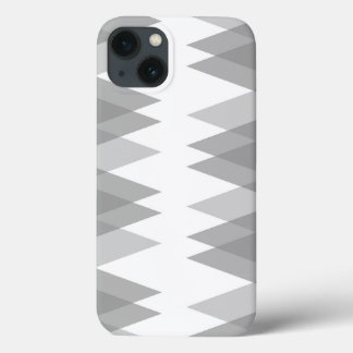 Funda Para iPhone 13 Triángulos grises Funda-Mate estuche para iPhone