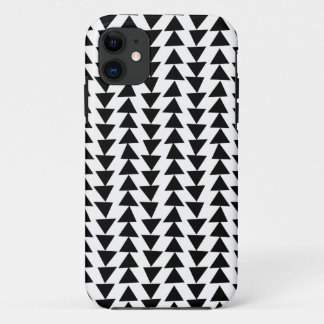 Funda Para iPhone 11 Triángulos irregulares - Negro sobre blanco