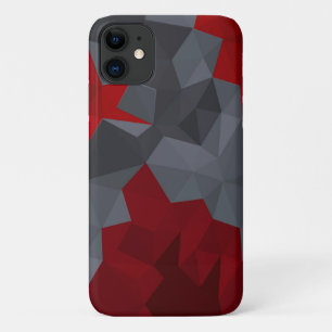 Funda Para iPhone 11 Triángulos rojos dispuestos al azar.