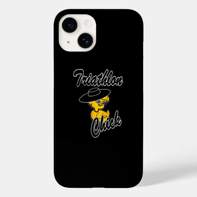 Funda De Case-Mate Para iPhone Triatlón Chick #4 (Reverso )