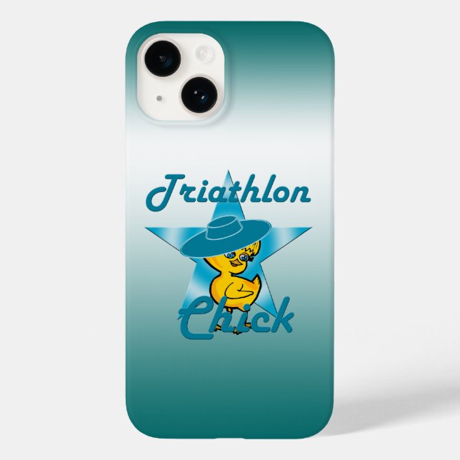 Funda De Case-Mate Para iPhone Triatlón Chick #7 (Reverso )