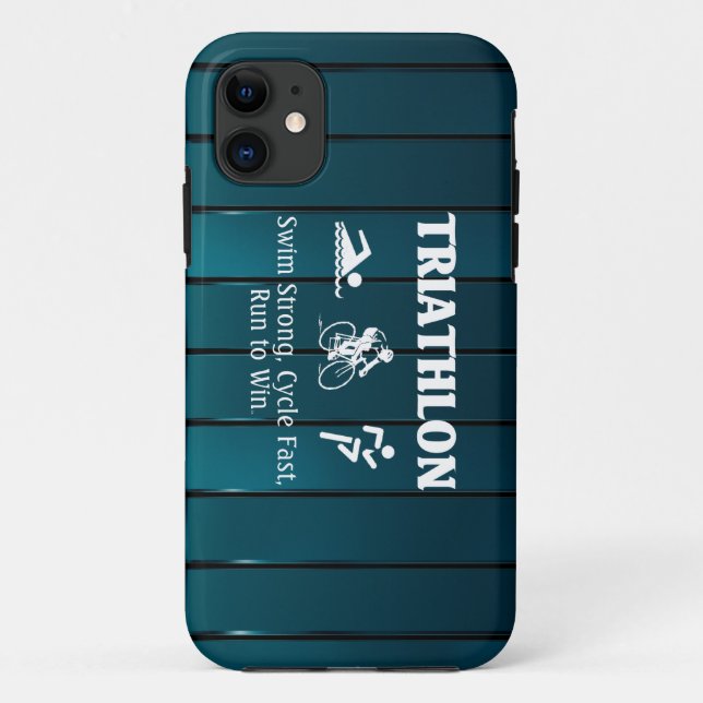 Funda De Case-Mate Para iPhone Triatlón superior (Reverso)