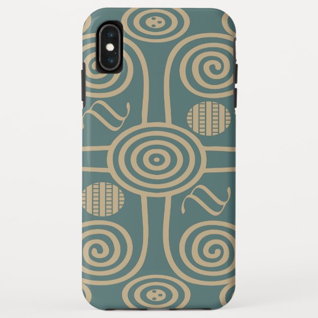 Funda De Case-Mate Para iPhone tribal de áfrica (Reverso)