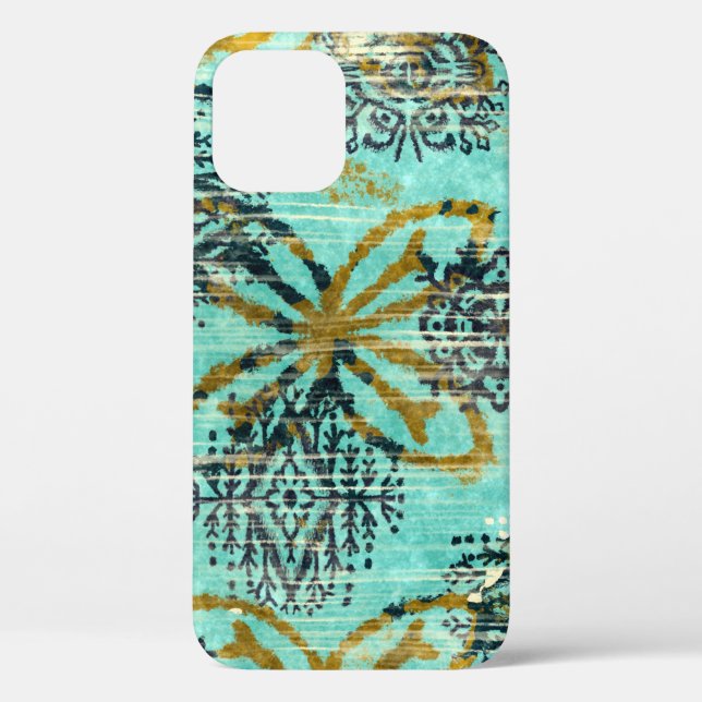 Funda De Case-Mate Para iPhone Tribal desgarrador: Motif de alfombra étnica (Reverso )