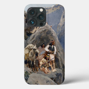 Funda Para iPhone 13 Pro Tribu apache luchando contra guerras indias nortea