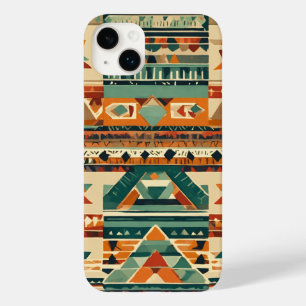 Funda Para iPhone 14 Plus De Case-Mate tribu de forma redondeada verde rojo marrón blanco