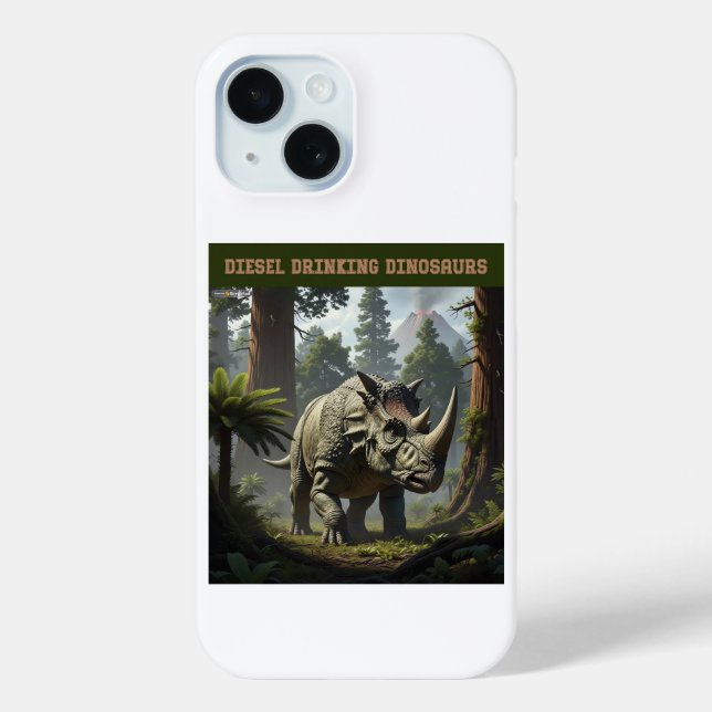Funda De Case-Mate Para iPhone Triceratops furtivo (Reverso )