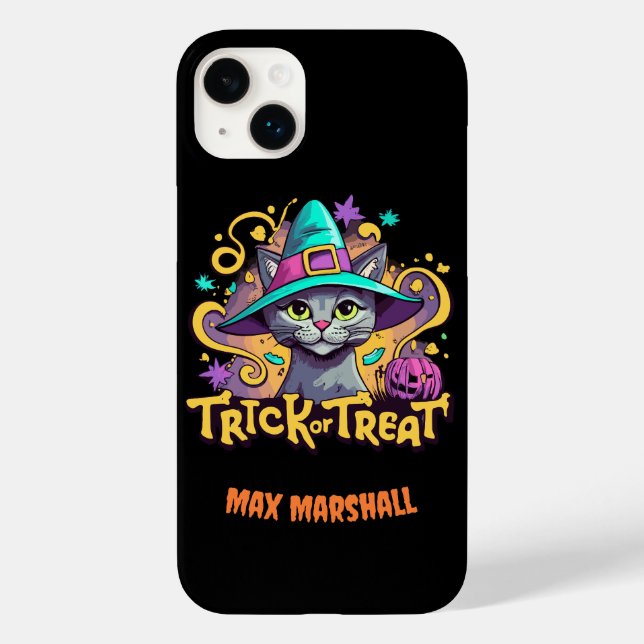 Funda De Case-Mate Para iPhone Trick o Trek Cat - Lechuza Nocturna Rosa Negro (Reverso )