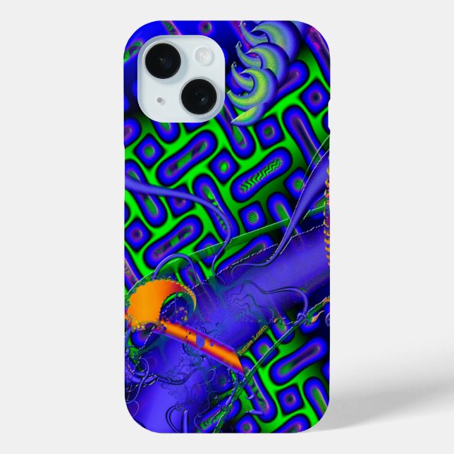 Funda De Case-Mate Para iPhone Tricky Bugger 3D Fractal (Reverso )