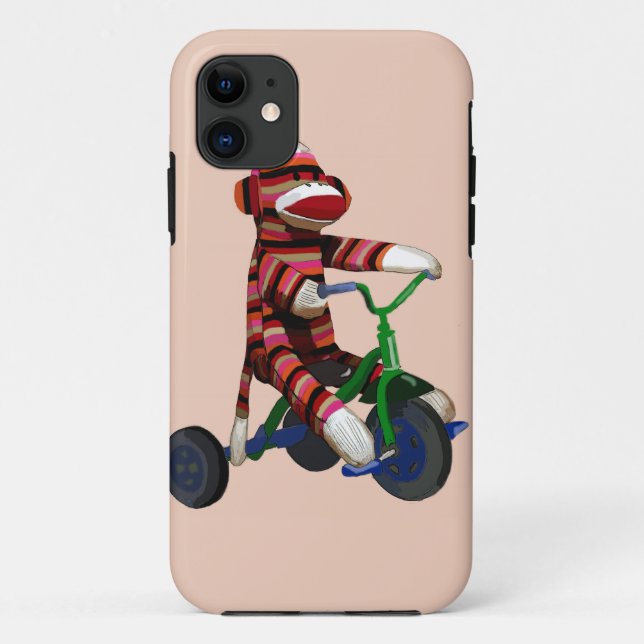 Funda De Case-Mate Para iPhone Tríclico de mono sock (Reverso)