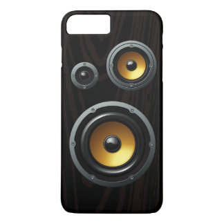 Funda Para iPhone 8 Plus/7 Plus Trío de madera retro del altavoz del grano