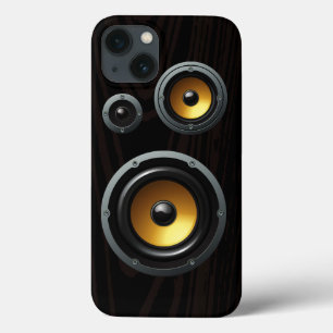 title_seo2 Trío de madera retro del altavoz del grano