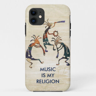Funda Para iPhone 11 Trío de músicos KOKOPELLI + sus ideas