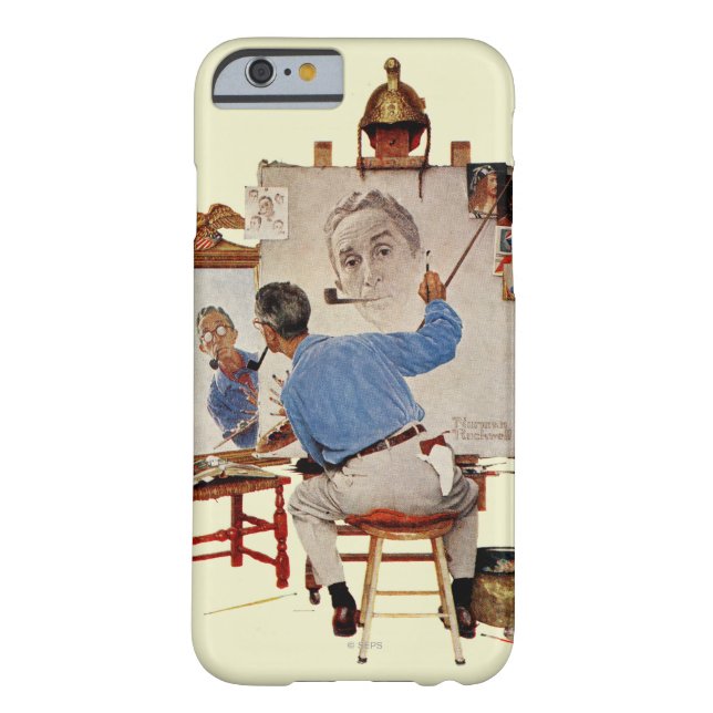 Funda De Case-Mate Para iPhone Triple autorretrato (Reverso)