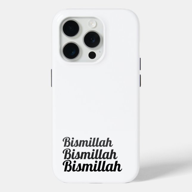 Funda De Case-Mate Para iPhone Triple Bismillah White (Reverso )