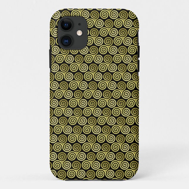 Funda De Case-Mate Para iPhone Triple espiral (Reverso)