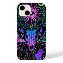 Trippy Deer Skull
