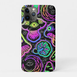 Funda Para iPhone 11 Pro Trippy Mushrooms