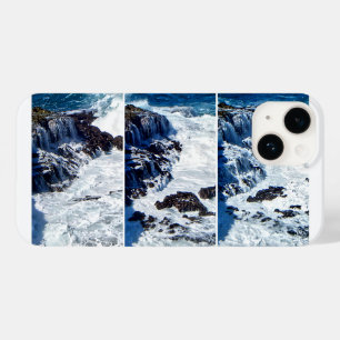 Funda Para iPhone 14 De Case-Mate Triptch De Ondas Caídas En El Estuche Del Teléfono