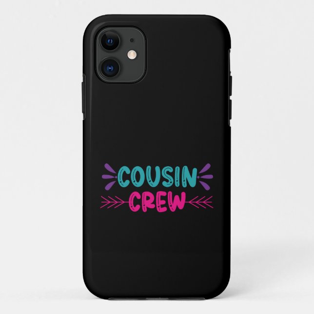 Funda De Case-Mate Para iPhone Tripulación de primos lindos (Reverso)