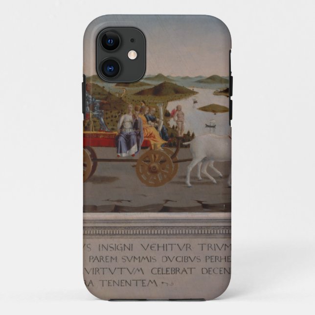 Funda De Case-Mate Para iPhone Triunfo de Federigo da Montefeltro, duque de Urbin (Reverso)