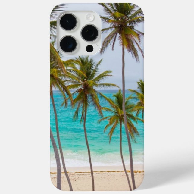 Funda De Case-Mate Para iPhone Tropical Beach Theme (Reverso )