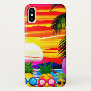 FUNDA PARA iPhone X TROPICAL BLISS FOR PINEAPPLES FAMILY