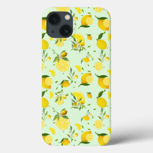 Funda Para iPhone 13 Tropical colorido Citrus SUMMER Naranja Lemon Slic