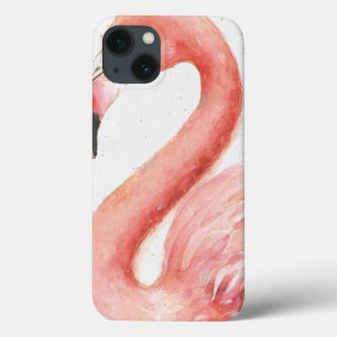 Funda Para iPhone 13 Tropical   Flamingo rosa